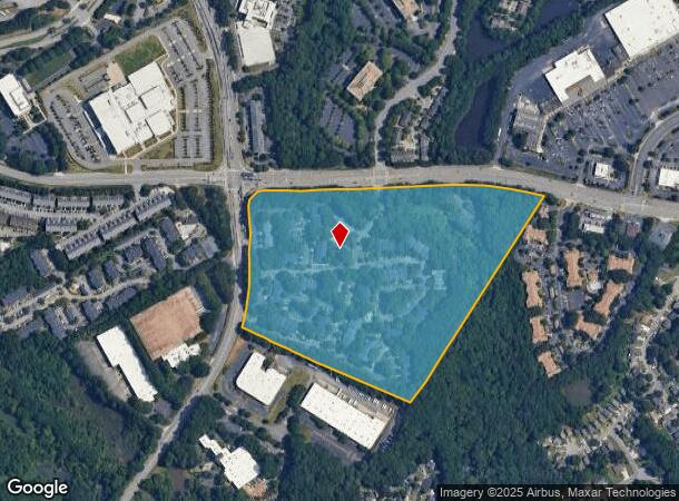 3800 Club Dr, Duluth, GA Parcel Map