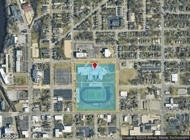 453 N Notre Dame Ave, South Bend, IN Parcel Map