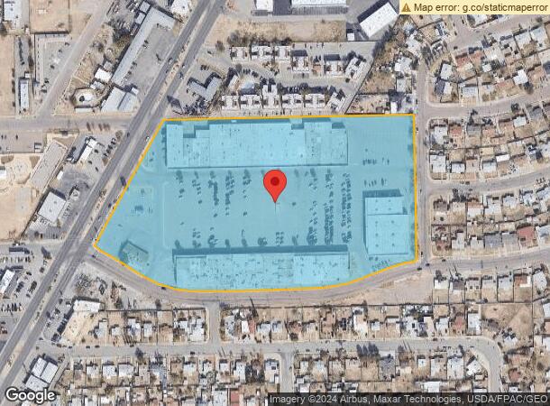  8500 Dyer St, El Paso, TX Parcel Map