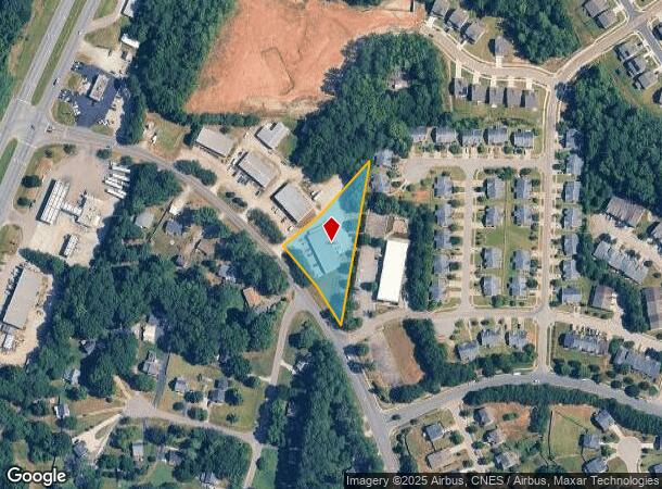  1404 Wall Rd, Wake Forest, NC Parcel Map