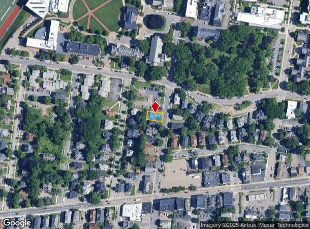  152 West St, Worcester, MA Parcel Map