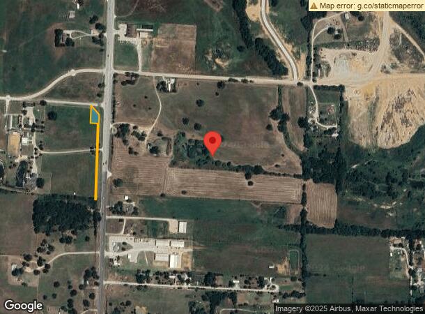  8695 Arvin Hill Rd, Aubrey, TX Parcel Map