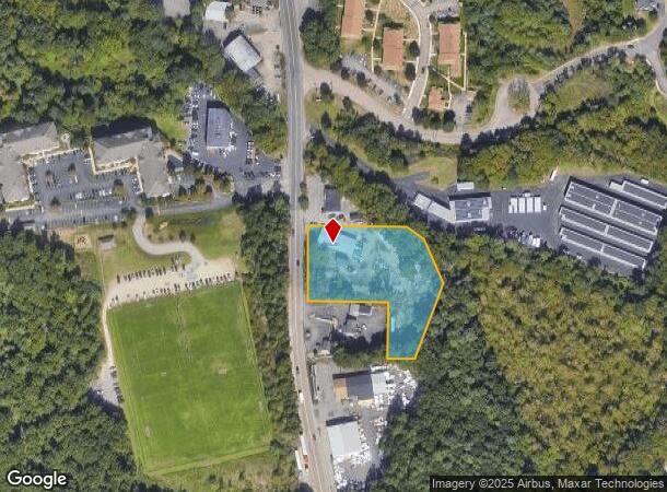  22 Washington St, Stoughton, MA Parcel Map