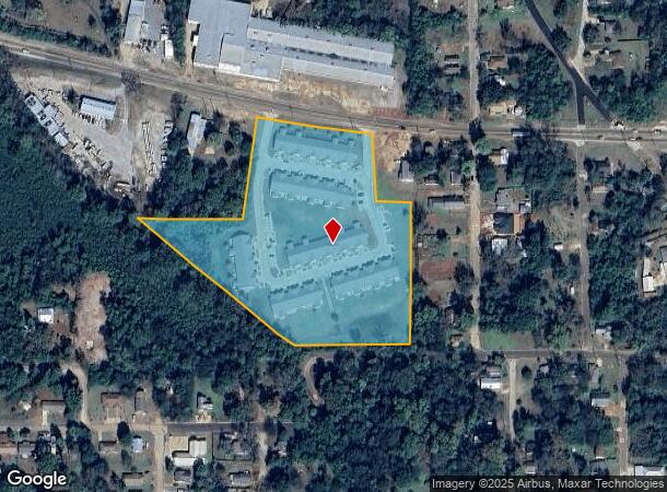  417 Frankston St, Jacksonville, TX Parcel Map