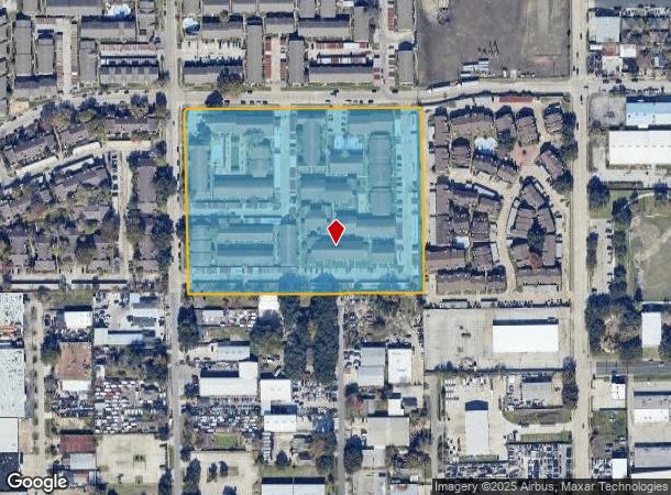 9221 Pagewood Ln, Houston, TX Parcel Map