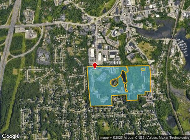 3595 Post Rd, Warwick, RI Parcel Map