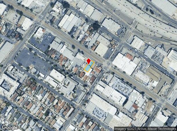  1368 E Washington Blvd, Los Angeles, CA Parcel Map