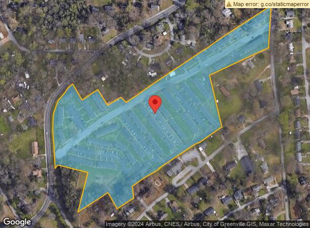  100 Shemwood Ln, Greenville, SC Parcel Map