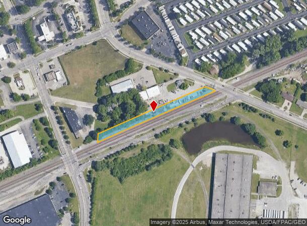  61 W Alexandersville Bellbrook Rd, West Carrollton, OH Parcel Map