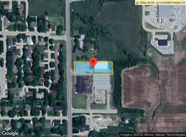  2020 K St, Fairbury, NE Parcel Map