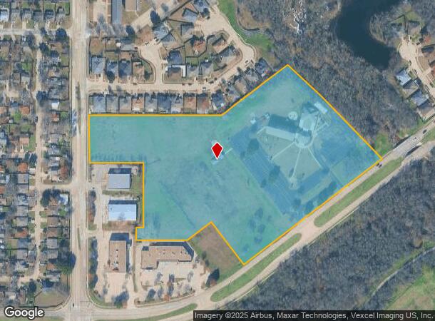  2045 Se Green Oaks Blvd, Arlington, TX Parcel Map