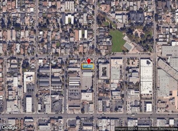  1381 Temple Ave, Long Beach, CA Parcel Map