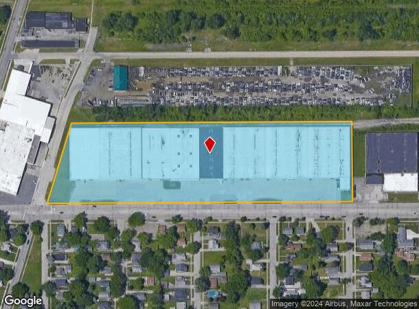  1825 Rust Ave, Saginaw, MI Parcel Map