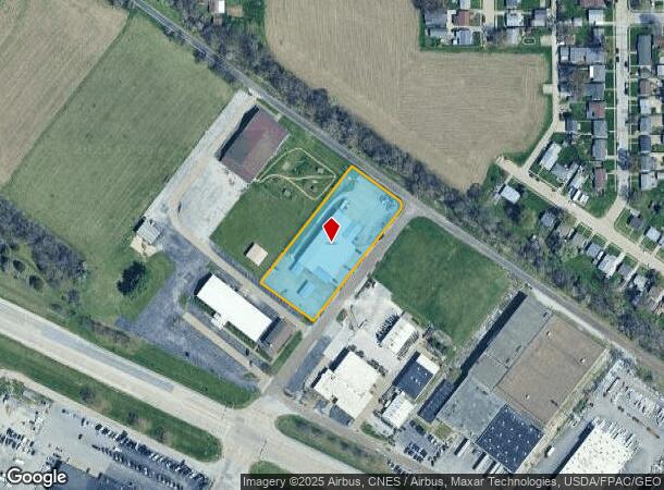 1414 S Stark St, Davenport, IA Parcel Map