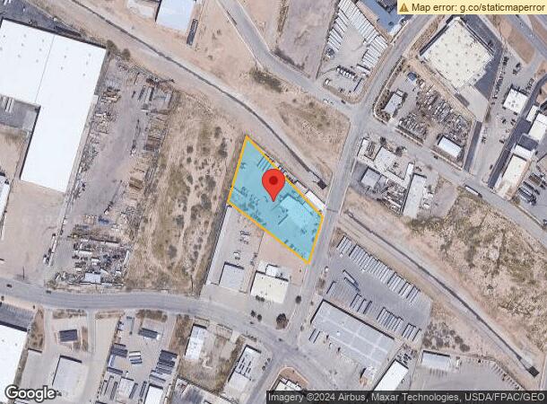  1121 Diesel Dr, El Paso, TX Parcel Map