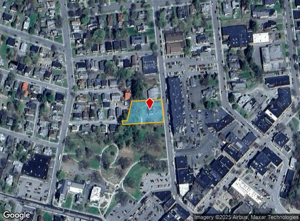  33 Dietz St, Oneonta, NY Parcel Map
