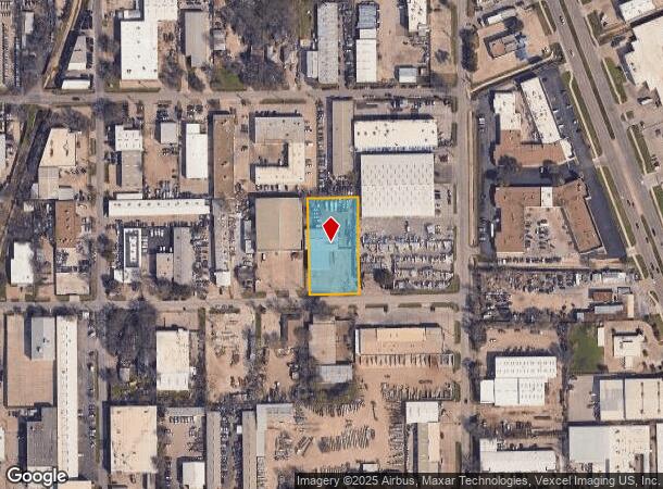  2561 Merrell Rd, Dallas, TX Parcel Map