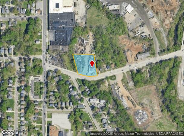 853 Hazel St, Akron, OH Parcel Map