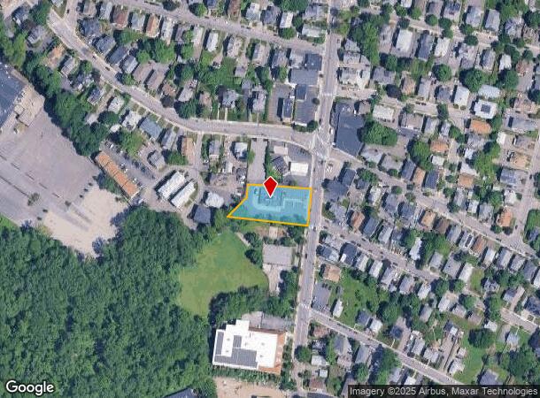  881 Moody St, Waltham, MA Parcel Map