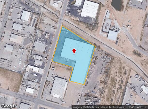  1100 Kessler Dr, El Paso, TX Parcel Map