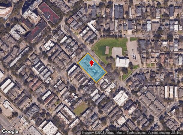  4425 Gilbert Ave, Dallas, TX Parcel Map