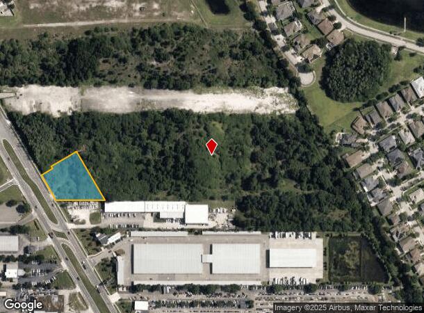  7601 Narcoossee Rd, Orlando, FL Parcel Map