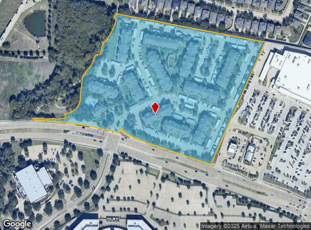 505 E Exchange Pky, Allen, TX Parcel Map