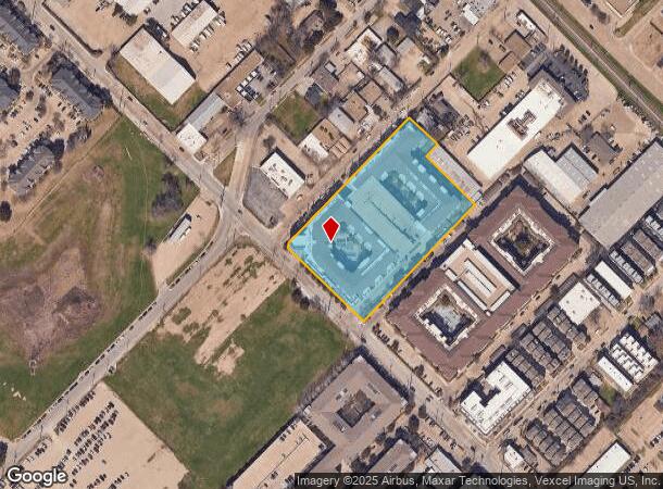 6162 Maple Ave, Dallas, TX Parcel Map