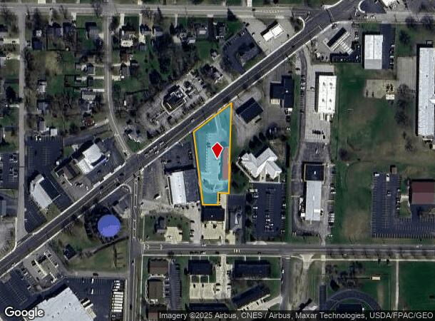 1265 Claremont Ave, Ashland, OH Parcel Map