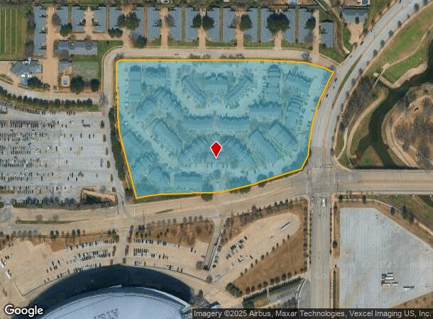  1249 Enclave Cir, Arlington, TX Parcel Map