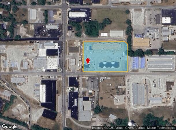  2525 Durbin St, Warsaw, IN Parcel Map