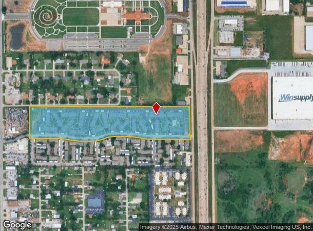  9501 S I 35 Service Rd, Moore, OK Parcel Map