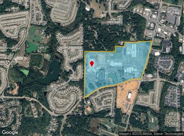  4485 Hickory Rd, Canton, GA Parcel Map