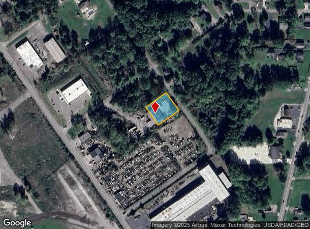  1730 Columbus Ave, Niles, OH Parcel Map