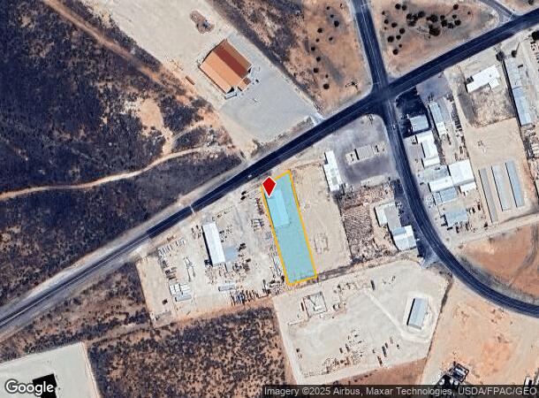  1705 W Broadway St, Andrews, TX Parcel Map