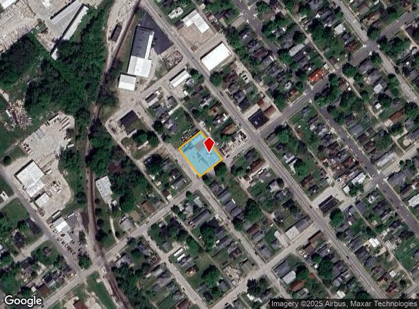  21 S 13Th St, Vincennes, IN Parcel Map