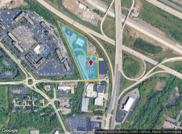 24600 W 11 Mile Rd, Southfield, MI Parcel Map