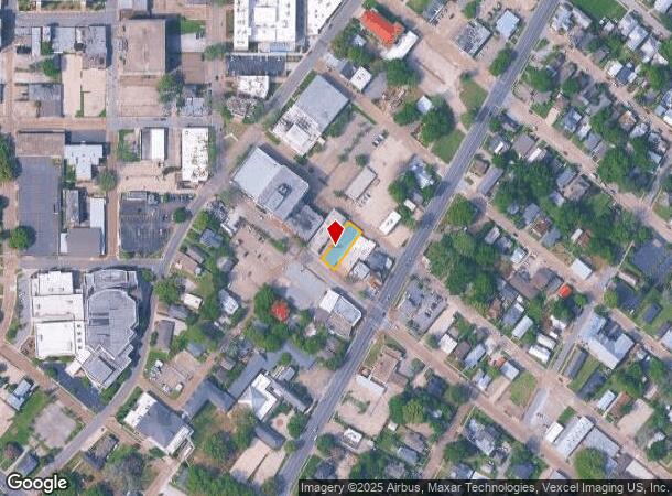 1005 Jefferson St, Lafayette, LA Parcel Map
