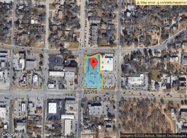  116 W University Dr, Denton, TX Parcel Map