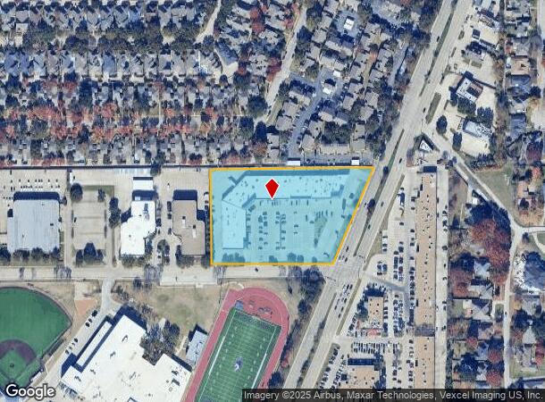  17415 Preston Rd, Dallas, TX Parcel Map