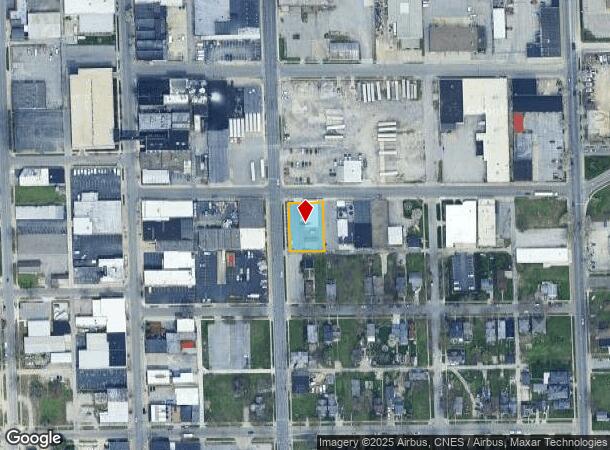  1801 S Clinton St, Fort Wayne, IN Parcel Map