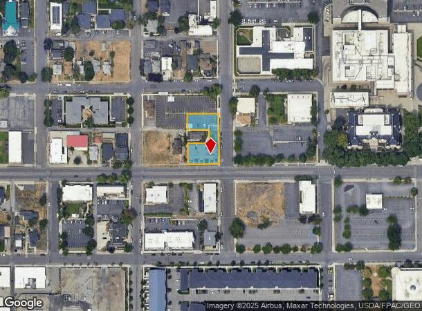  1302 W Broadway Ave, Spokane, WA Parcel Map