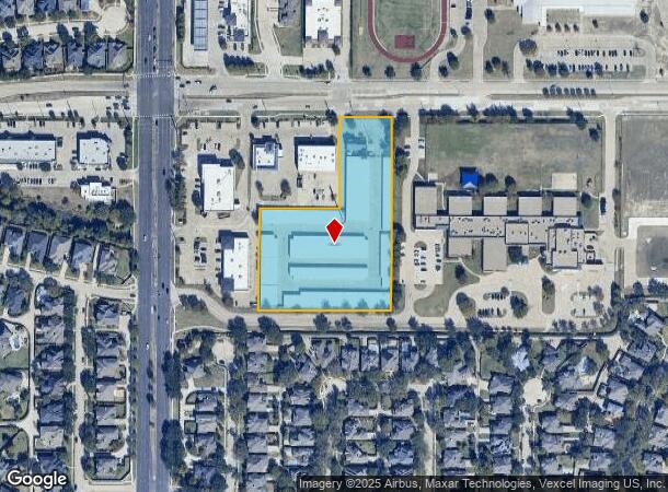  3900 Mcdermott Rd, Plano, TX Parcel Map