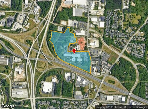  410 S Swing Rd, Greensboro, NC Parcel Map