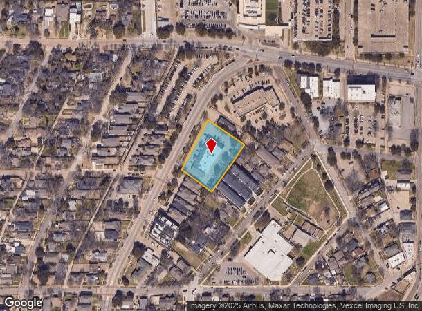  1150 N Bishop Ave, Dallas, TX Parcel Map