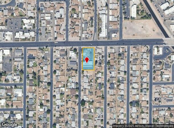 1655 E University Dr, Mesa, AZ Parcel Map