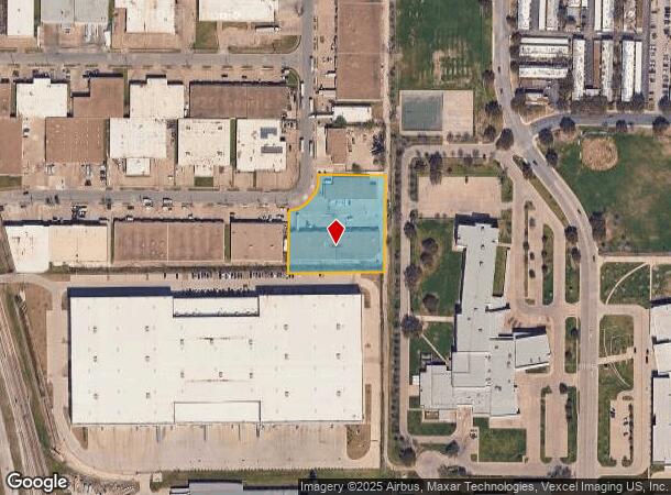 2970 Blystone Ln, Dallas, TX Parcel Map