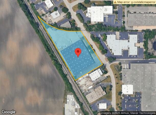  1821 Industrial Dr, Libertyville, IL Parcel Map