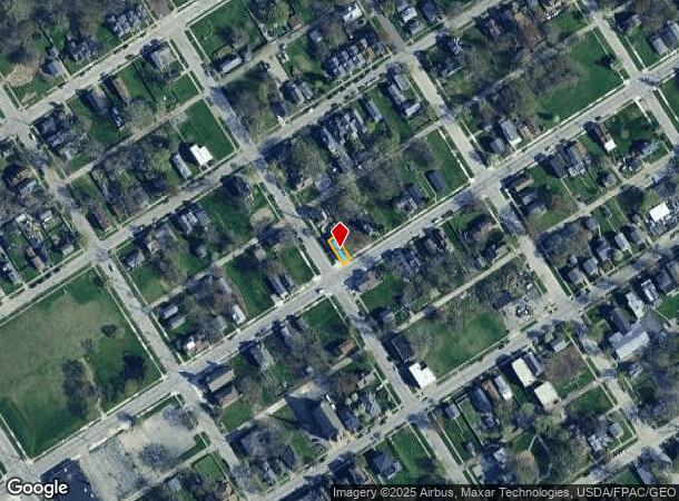  1201 N Erie St, Toledo, OH Parcel Map