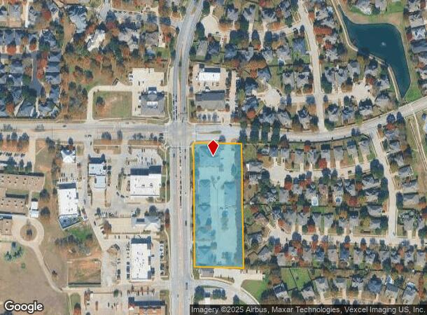 3201 Teasley Ln, Denton, TX Parcel Map